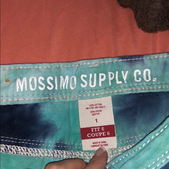 tie dye ripped shorts - Picture 3 of 4